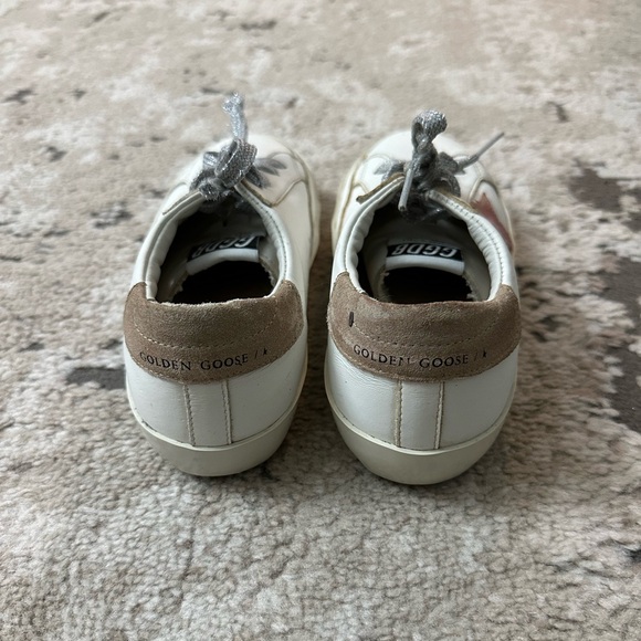 Golden Goose Girls Super Star Leather Sneakers Size US 1 - Picture 4 of 8